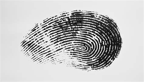 Premium Photo Shades Of Identity Analyzing A Black And White Fingerprint