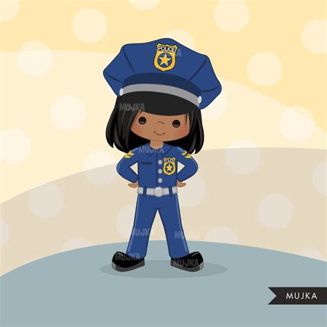 Cops, Girl police officer clipart – MUJKA CLIPARTS