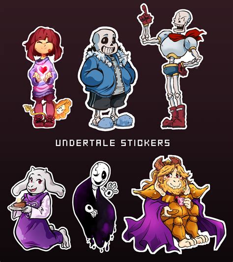 Undertale Stickers Waterproof Vinyl 2-3 Inches | Etsy