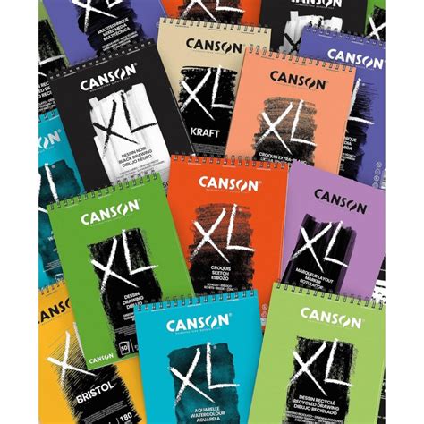 Stock Bureau CANSON Bloc 50 Feuilles Croquis et études XL Bristol A4 180g