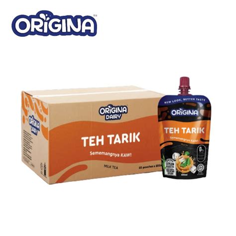 Origina Teh Tarik Milk Tea 200ml Carton 25 X 200ml Lazada