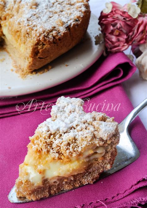 Torta Con Biscotti Secchi Alla Crema Di Limone E Mele Ricette Dolci