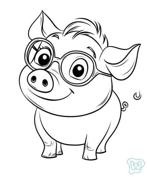 Coloriage Cochon Images Colorier Gratuites