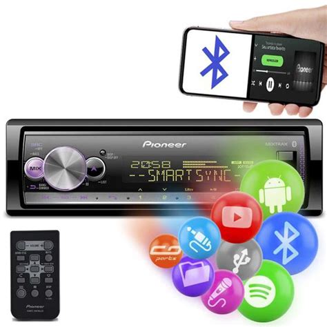 Som Automotivo Pioneer MVH X7000BR Bluetooth USB Interface Android