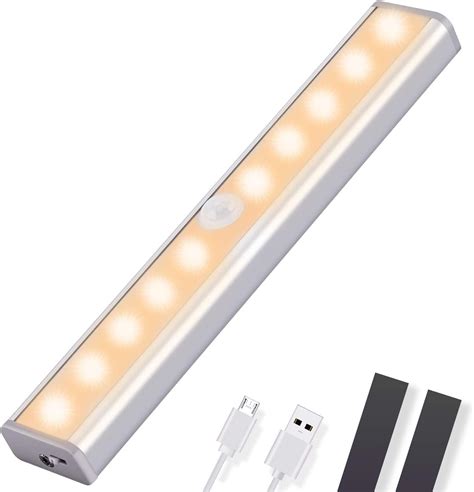 Ousfot Luce Armadio Led Guardaroba Con Sensore Di Movimento Con Usb