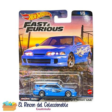 Hot Wheels Fast And Furious Custom Acura Integra Sedan GSR