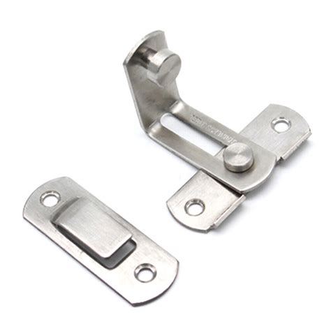 Stainless Steel Degree Hasp Latches Sliding Door Chain Lock Security