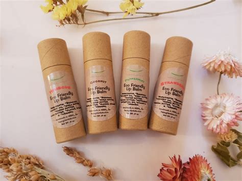 Eco Friendly Lip Balm Organic Beeswax Lip Balm Essential Etsy