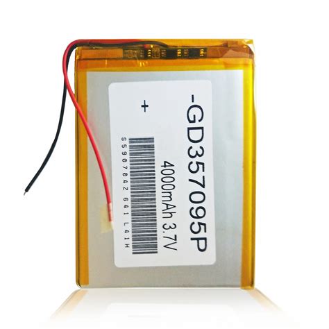 357090 de 3 7 V 4000mAh batería recargable de Li batería de polímero de