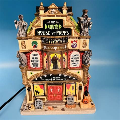 Lemax Spooky Town Haunted House Of Props Lemax Product 85312 Etsy