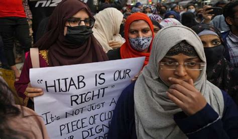 Karnataka Hijab Controversy Allow Us To Wear Headscarf Matching Colour