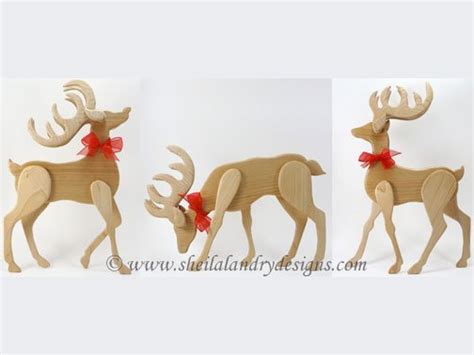 7 Designs Reindeer Pattern To Sew PaulineRomans