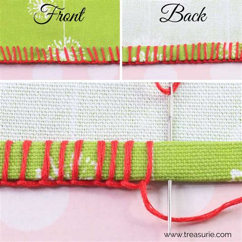 Hemming Stitch - Best Hand Stitches for Hems | TREASURIE