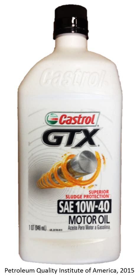 Castrol Gtx Sae 10w 40 Api Snilsac Gf 5