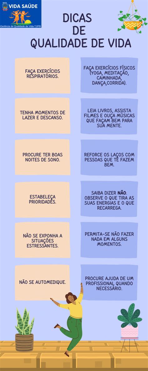 Dicas De Qualidade De Vida Saiba Mais Tribunal De Justiça Da Paraíba