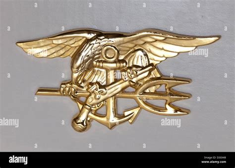 Navy Sea Air Land Seal Badge Aka Trident Stock Photo Alamy