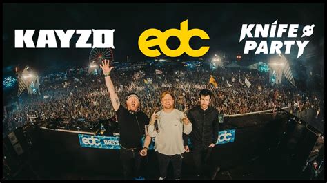 Kayzo B2B Knife Party EDC Las Vegas 2021 L DROPS ONLY YouTube