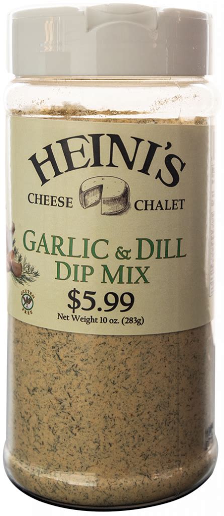 Garlic And Dill Dip Mix Bunker Hill Cheese