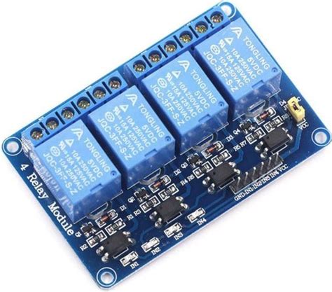 OTRONIC Relais Module 5v Low 4 Kanaals T B V Arduino Bol