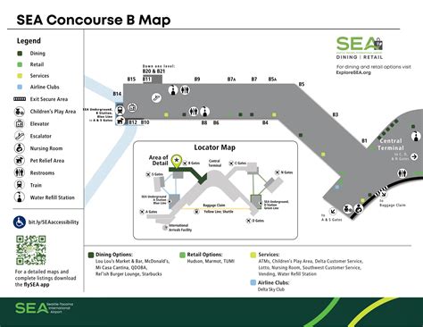 Seattle-Tacoma International Airport Terminal Map (2025-2024) - All Maps