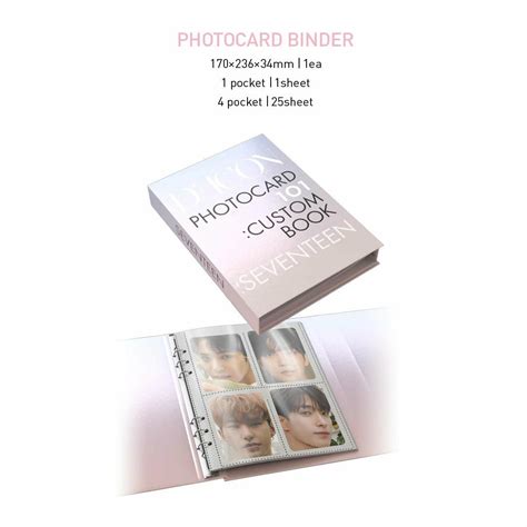 SEVENTEEN DICON PHOTOCARD 101 CUSTOM BOOK MY CHOICE IS SEVENTEEN