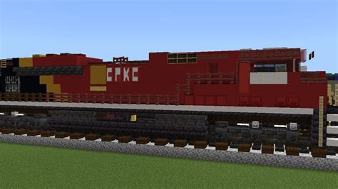 Minecraft CPKC SD70ACU New Paint Scheme Locomotive Tutorial YouTube