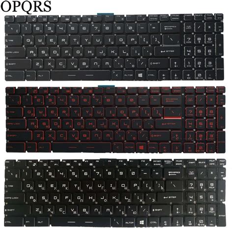 New Russian Laptop Keyboard For Msi Gs63 Gs63vr Ms 16k2 Gs63vr 6rf