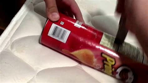 Destroying Empty Pringles Can Youtube