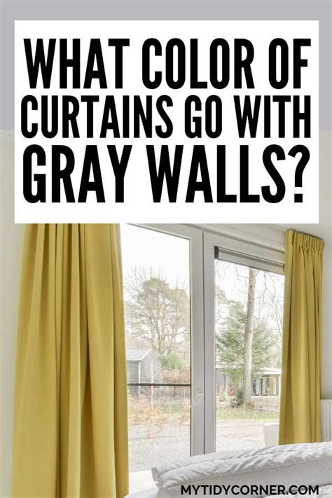 15 Best Curtain Colors For Gray Walls