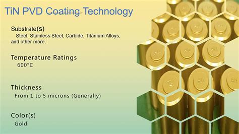 TiN PVD coating - Metal precision parts surface treatment services