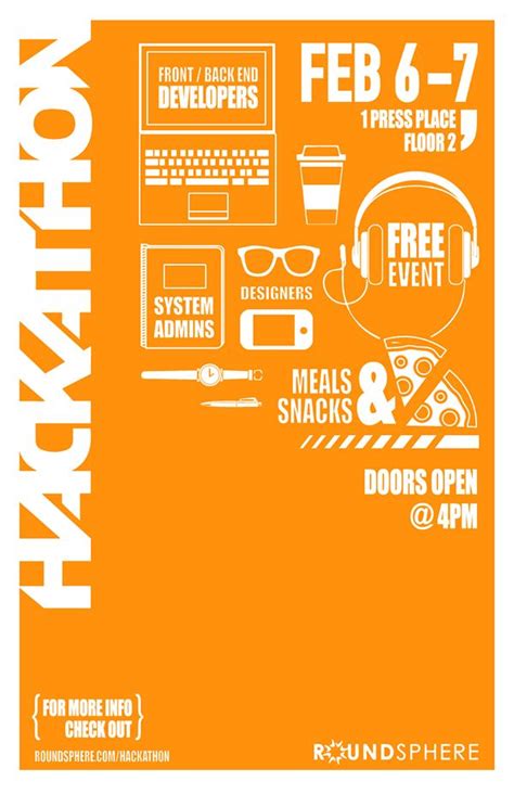 Hackathon Flyer Poster On Behance Hackathon Hackathon Poster