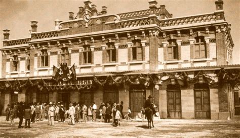 Estación de Murcia linea de Murcia a Mula y Caravaca en 1933 el dia