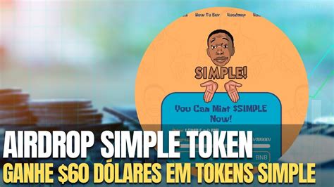 Airdrop Token Simple Ganhe D Lares Em Token Simple E Saque Direto