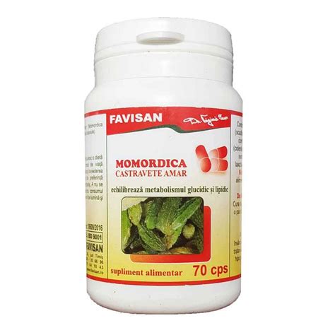 Momordica 70cp Favisan Pret 29 30 Lei Biosano Ro