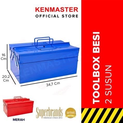 Jual Kenmaster Toolbox Besi Susun Heavy Duty Metal Tool Box Tempat