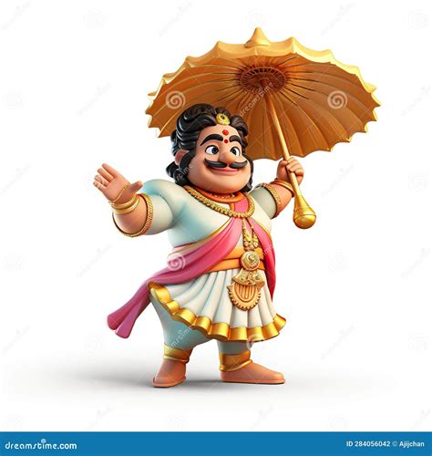 3D Illustration Of King Mahabali A Mythological Character An Icon Of