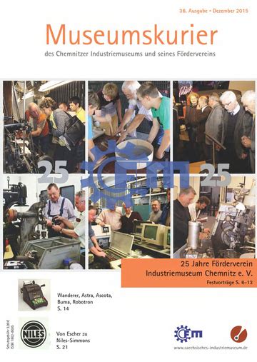 Transmission Zeitschrift Des Industriemuseums Chemnitz Und Seines