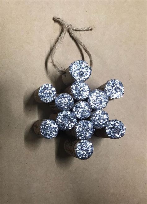 Easy Wine Cork Snowflake Ornaments Artofit