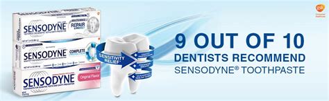 Sensodyne Toothpaste For Sensitive Teeth And Cavity