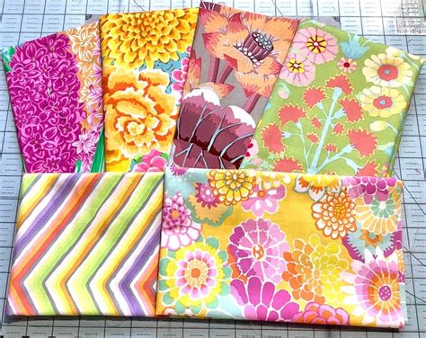 Kaffe Fassett Collective Fabric Fat Quarter Bundle Quilting Bundle