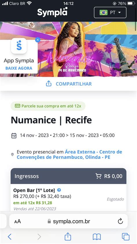 Ludmilla No Se Ve On Twitter Numanice Recife Esgotou Em