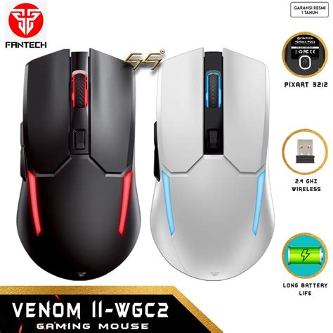 Jual Mouse Gaming Wireless Rechargeable Fantech Venom Ii Wgc Venom Ii