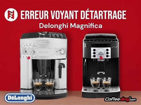 problème voyant détartrage delonghi magnifica 1 Coffeediag