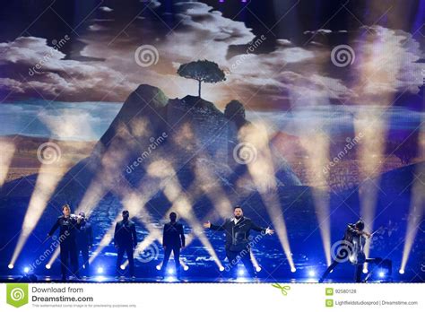 Jacques Houdek From Croatia Eurovision Editorial Stock Photo