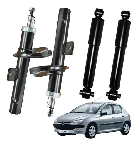 Kit Amortiguadores Peugeot 206 2000 2008 Alta Calidad