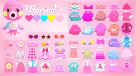 Marina Outfit Guide Lookbook Animal Crossing New Horizons Animal