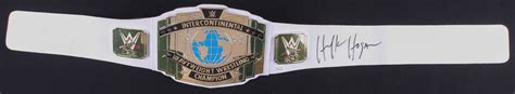 Hulk Hogan Signed Wwe Intercontinental Heavyweight Champion Wrestling