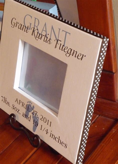 Cher's Signs by Design: Personalized Baby Frame