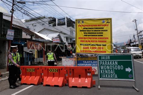 PENUTUPAN JALUR SEMARANG WONOSOBO ANTARA Foto