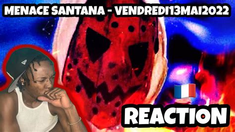 AMERICAN REACTS TO FRENCH DRILL RAP ENGLISH LYRICS Menace Santana